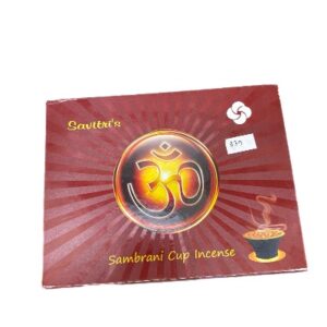 Sambrani Cup Incense 12 pc box