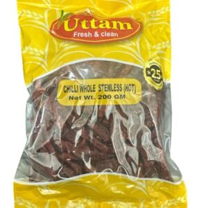 UTTAM CHILLI WHOLE STEMLESS 200 g
