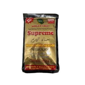 Supreme Herbal henna Mehandi Natural Vlack 150g