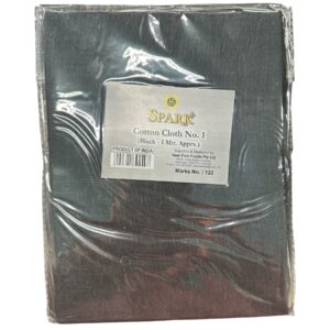 Spark Pooja Cloth Black 1mtr