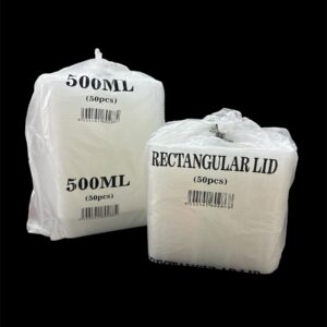500ML CONTAINER + Lid (50pcs)
